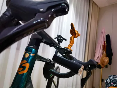 Fahrrad | Rennrad-Tacho-Goldmnnchen  Kostenloses 3D-Druckmodell   MakerWorld