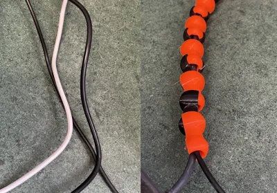 Cable chain links