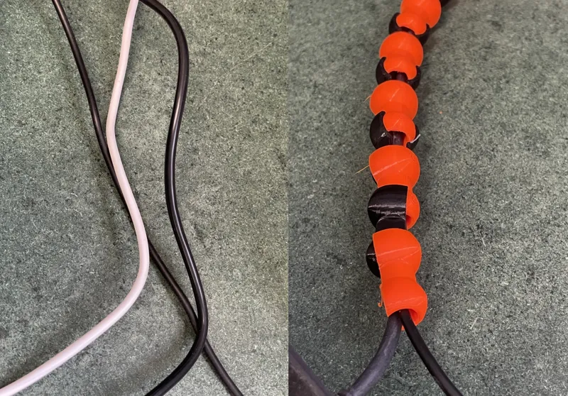 Cable chain links