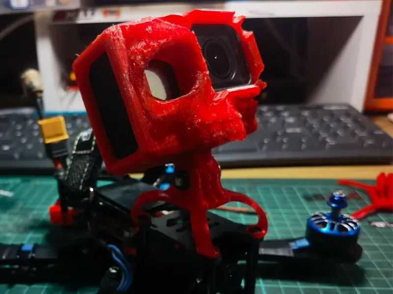 通用版狗座 万能狗座 Gopro mount  fusion 360 step 