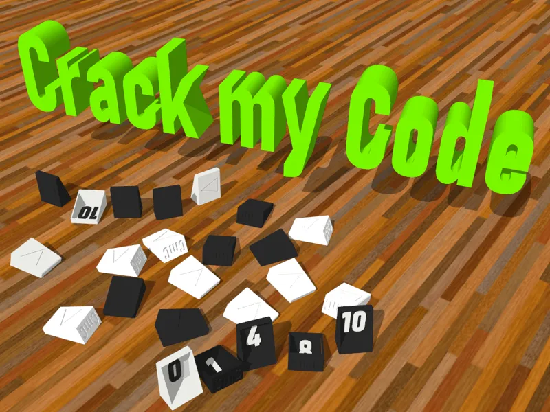 Crack my Code game set