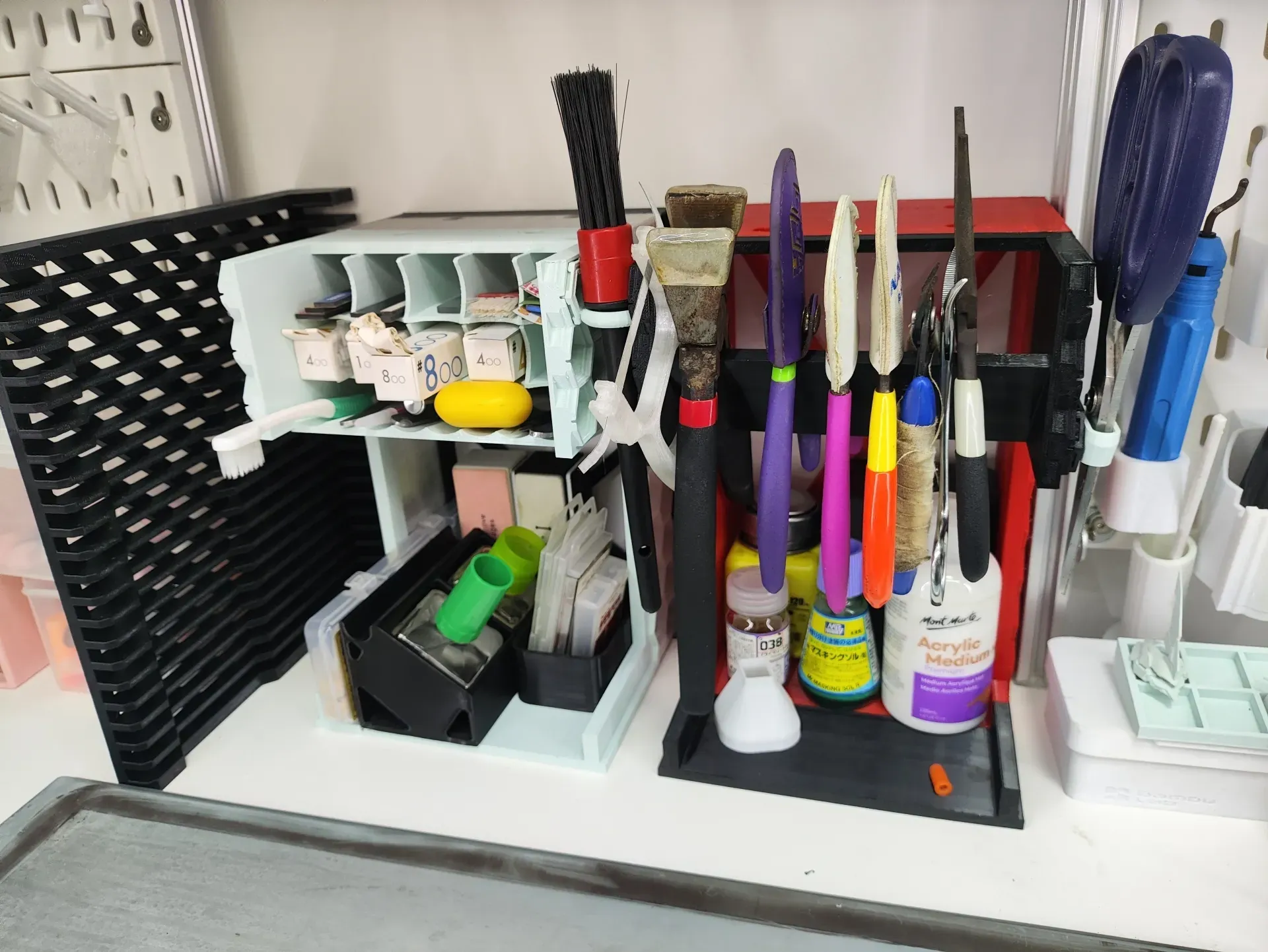 模型工具收纳架：The model tool storage rack - 免费 3D 打印模型 - MakerWorld