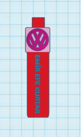 Volkswagen keychain