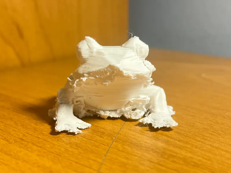 cute little frog (failed support removal)