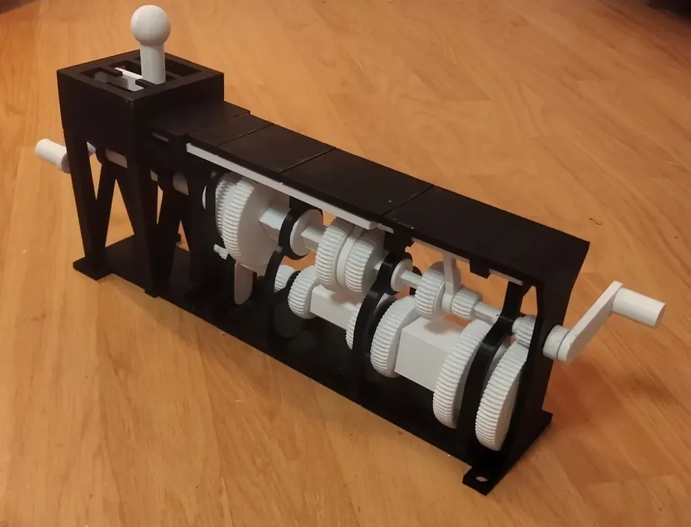 Manual 5 speed gearbox with reverse by tonkata0214 MakerWorld