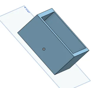 Simple storage container/bin