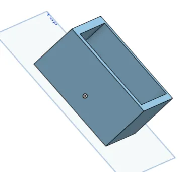 Simple storage container/bin