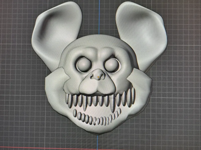 Psycho Mouse Head