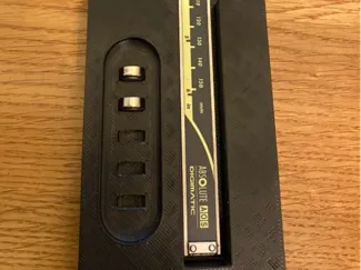 Gridfinity Mitutoyo Caliper with battery storage