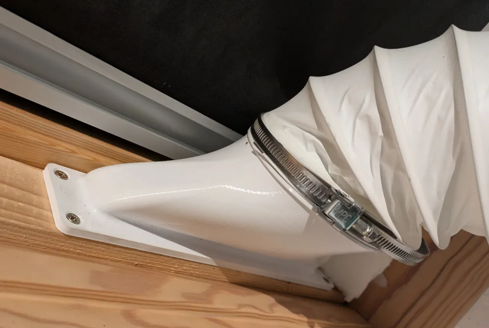Exhaust funnel ø100 for pivot window (VELUX) by TheBegin S - MakerWorld