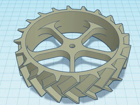 Sand wheel prototype 1