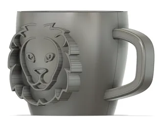 Lion Coffee Mug