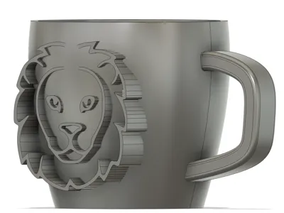 Lion Coffee Mug