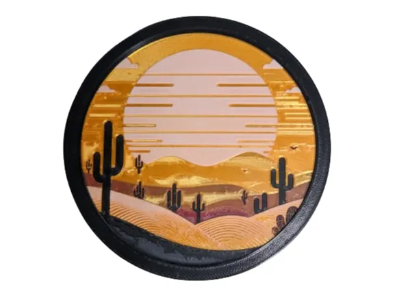 Cactus Coaster HueForge