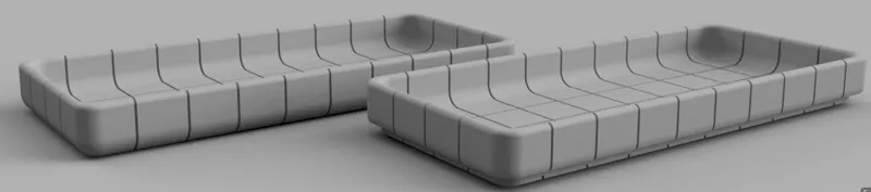 Tiled Tray - Art Deco Organizer System