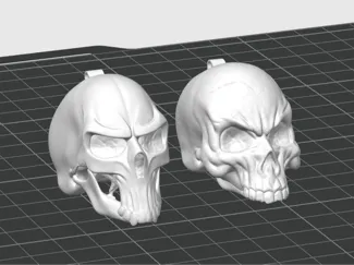 Skull Keychain