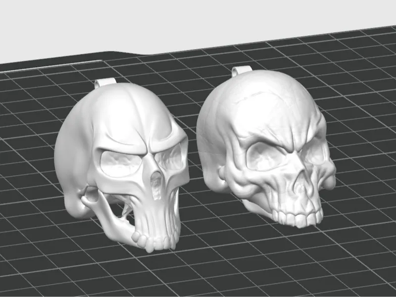 Skull Keychain