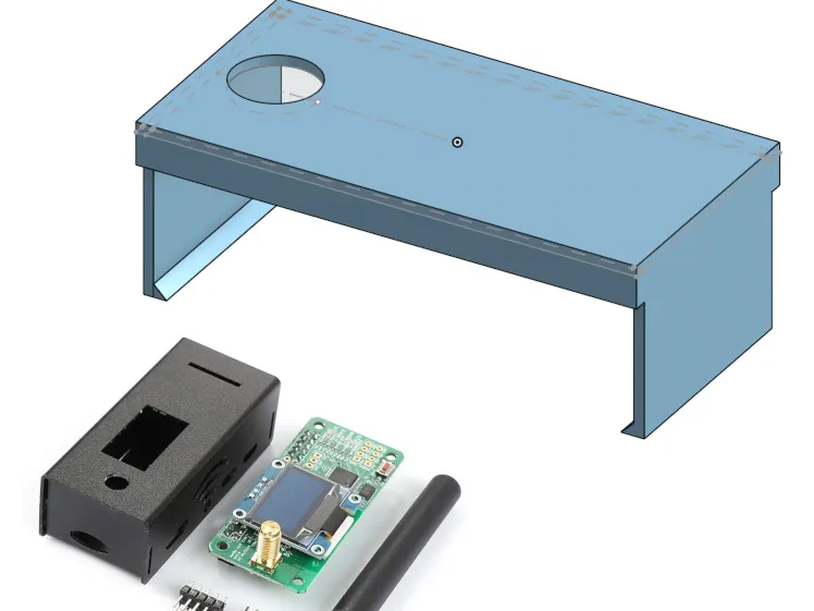 RPI Zero MMDVM cover (no blinking LEDs at night)