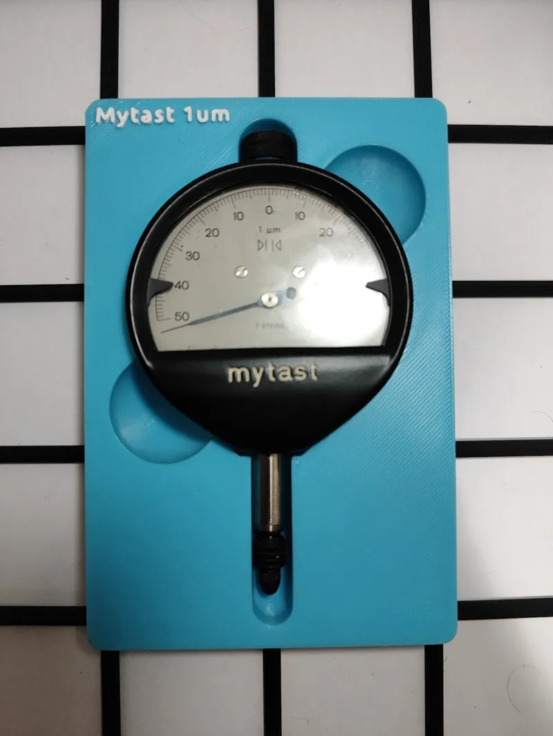 Gridfinity holder for Mytast dial indicator