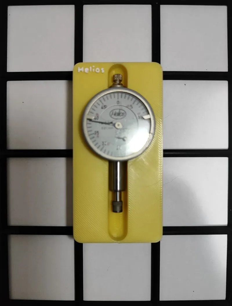 Gridfinity holder for Helios dial indicator