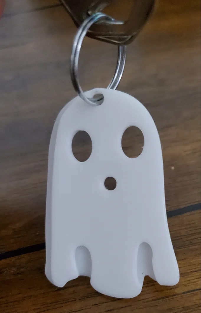 Halloween Ghost Keychain - Free 3D Print Model - MakerWorld
