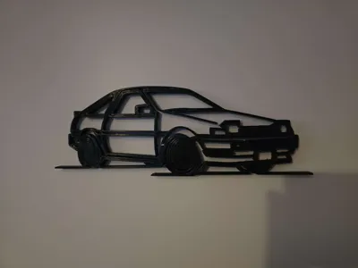 Toyota Corolla AE86 Wallart