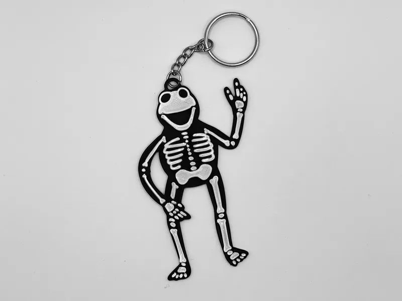 Kermit Skeleton Silhouette