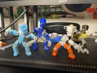 Lot de têtes monstre multicolores pour Mini 13 — photo 1