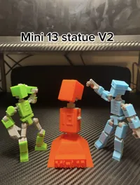 Statuette articulée multicolore Mini 13 — photo 1