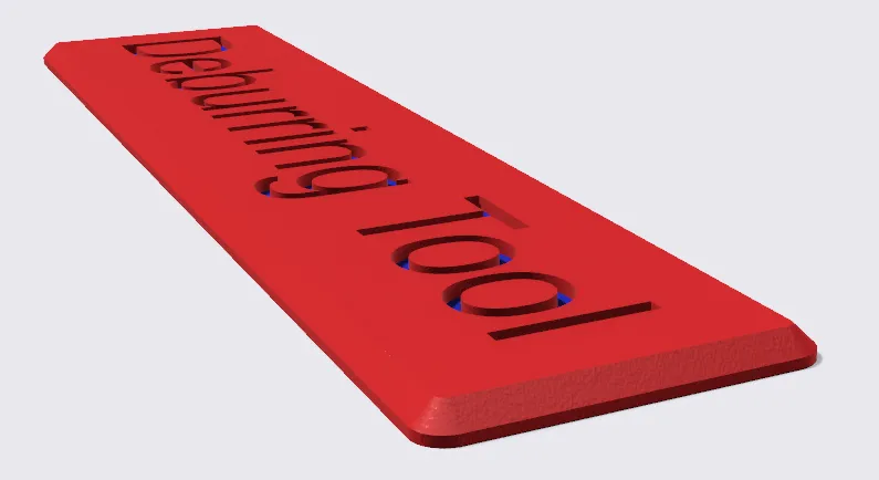 Deburring Tool Sign