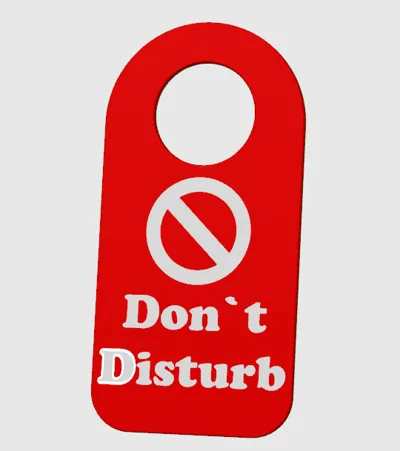 Don´t Disturb/ Clean Travelsign
