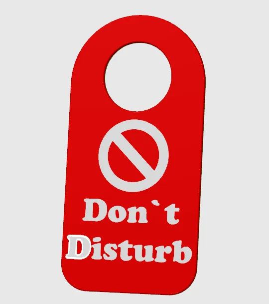 Don´t Disturb/ Clean Travelsign