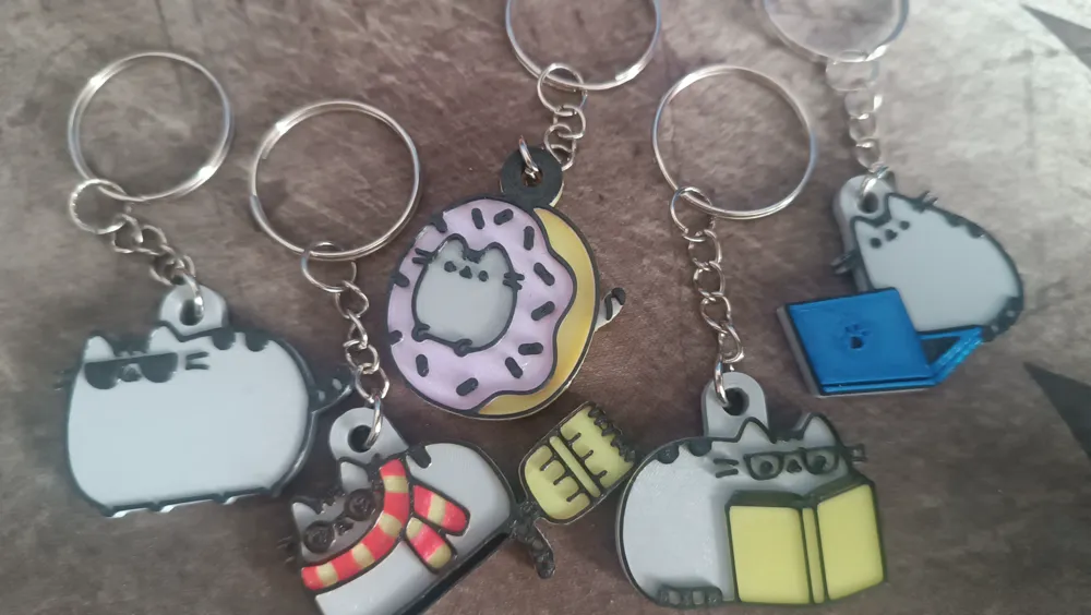 THE ULTIMATE PUSHEEN KEYCHAIN COLLECTION by El ingeniector - MakerWorld