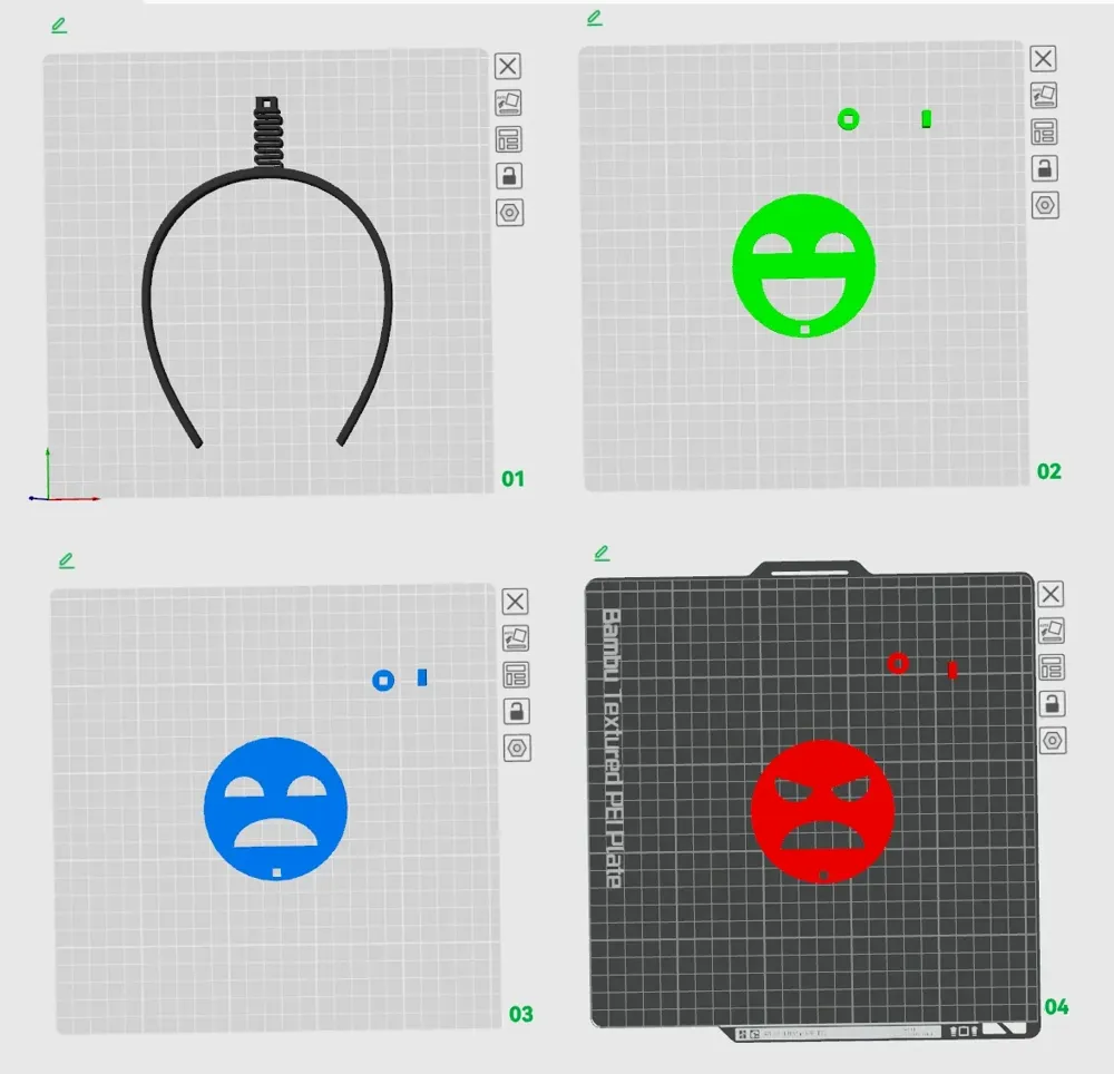 NPC Spring Headwear Headband Hair Clip Fourth Edition (Emotion Edition