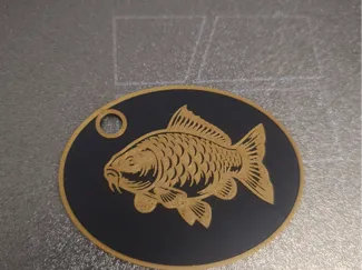 Fish karp koi keychan