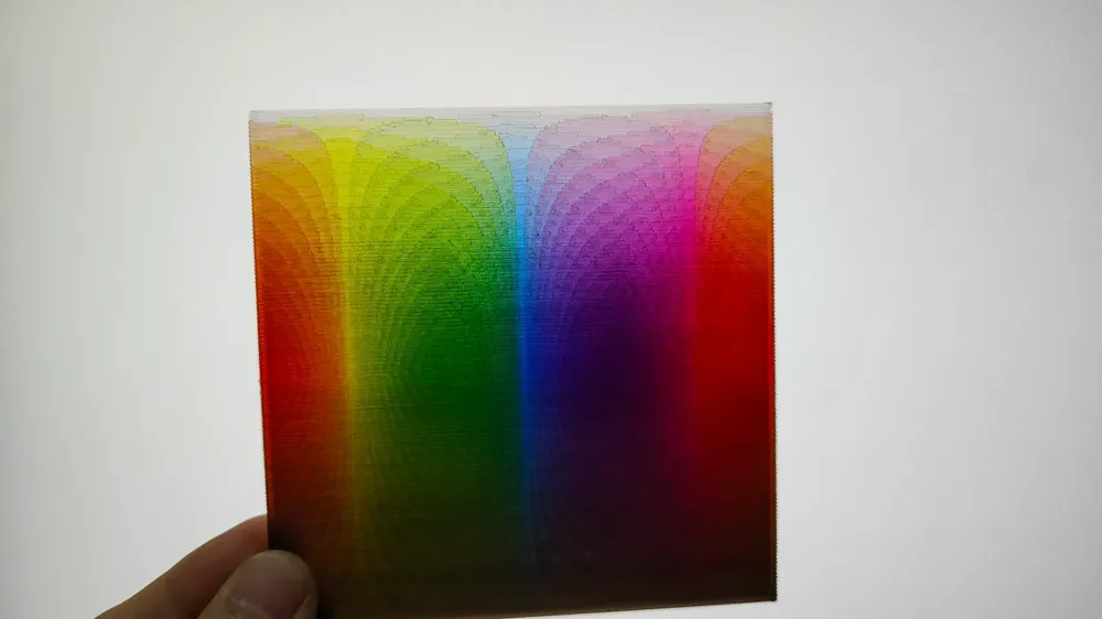 3D Printed Photo: Color Panel Benchmark - Free 3D Print Model - MakerWorld