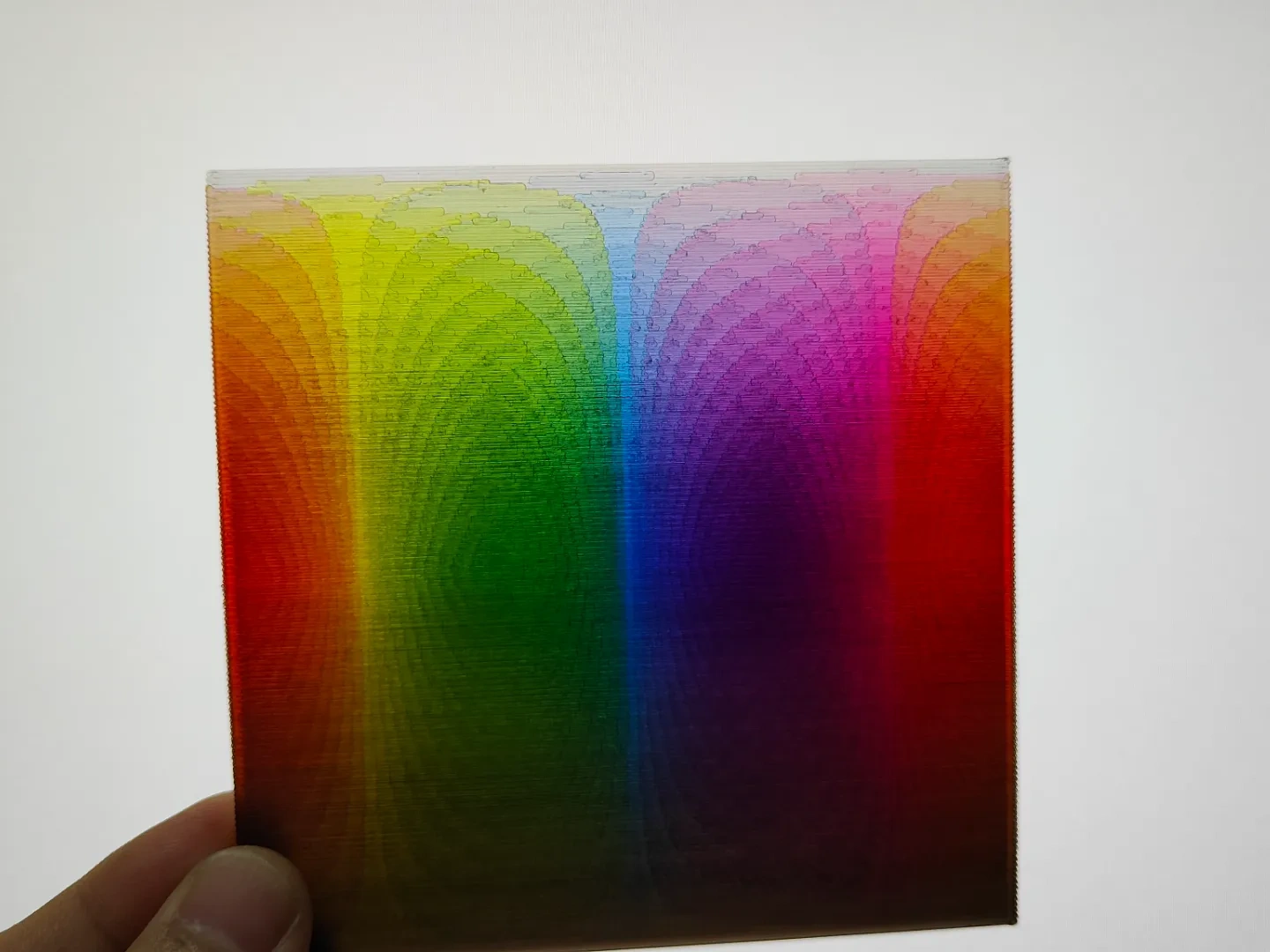 3d打印照片：色彩基准测试ColorPanel