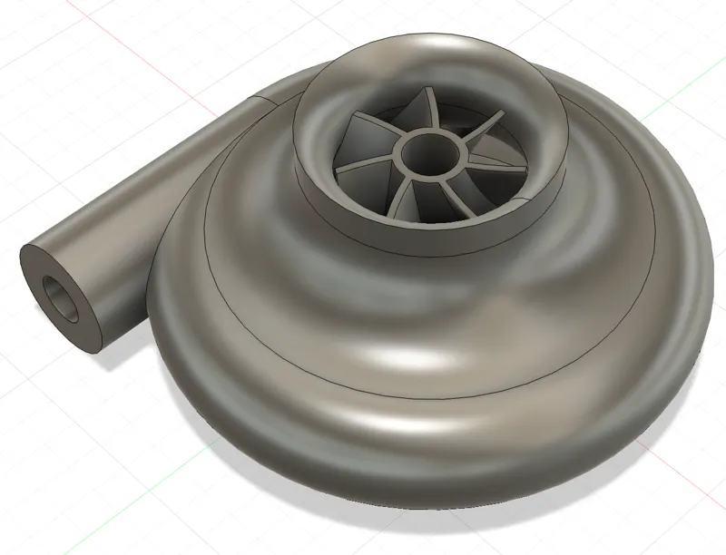 Turbo Style Impeller