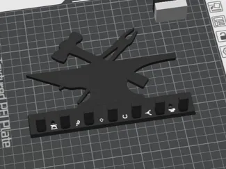 key board / Schlüsselbrett (Schmiede Hammer Zange)