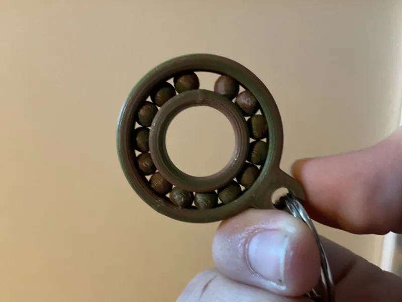 Spinning key fob