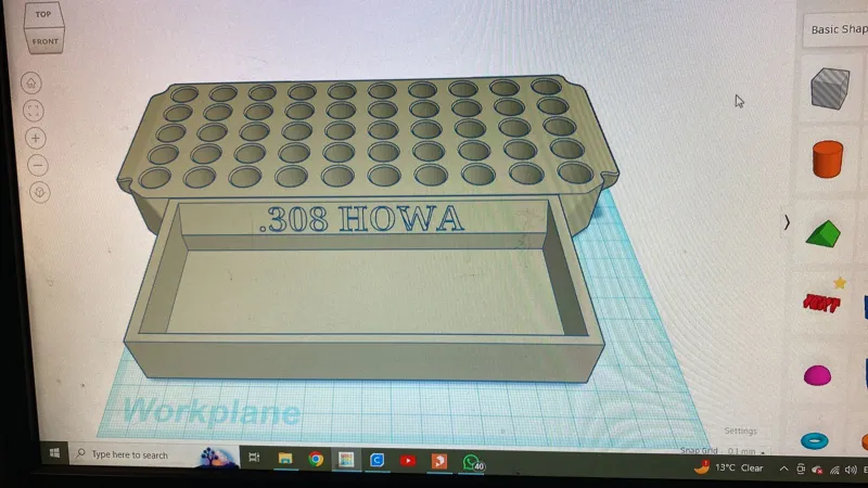 .308 Reloading tray and box