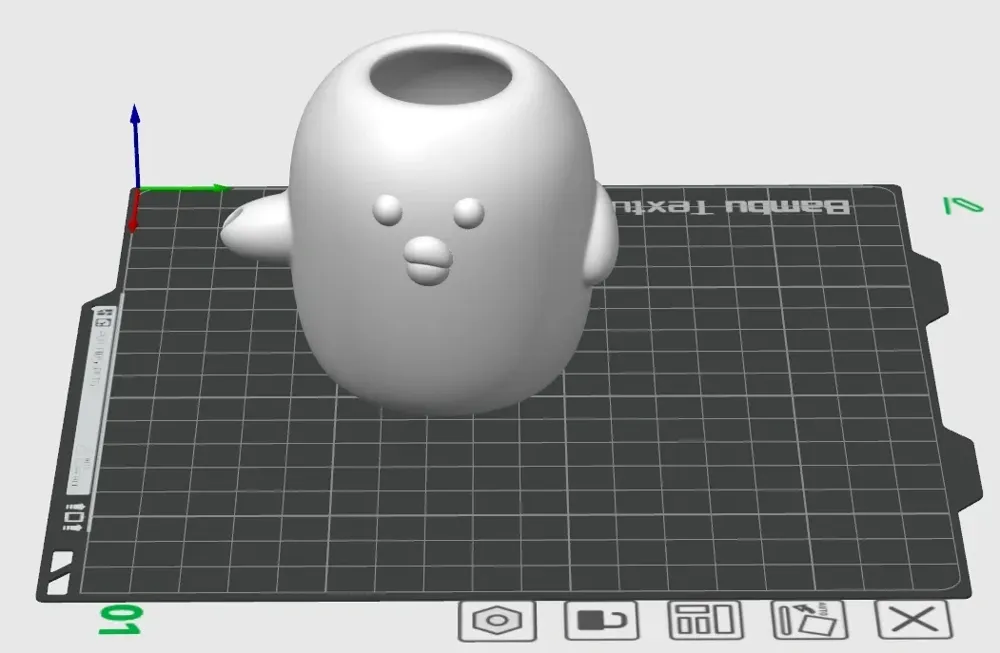 Adorable mini duck planter for succulent and aquatic plants made by a