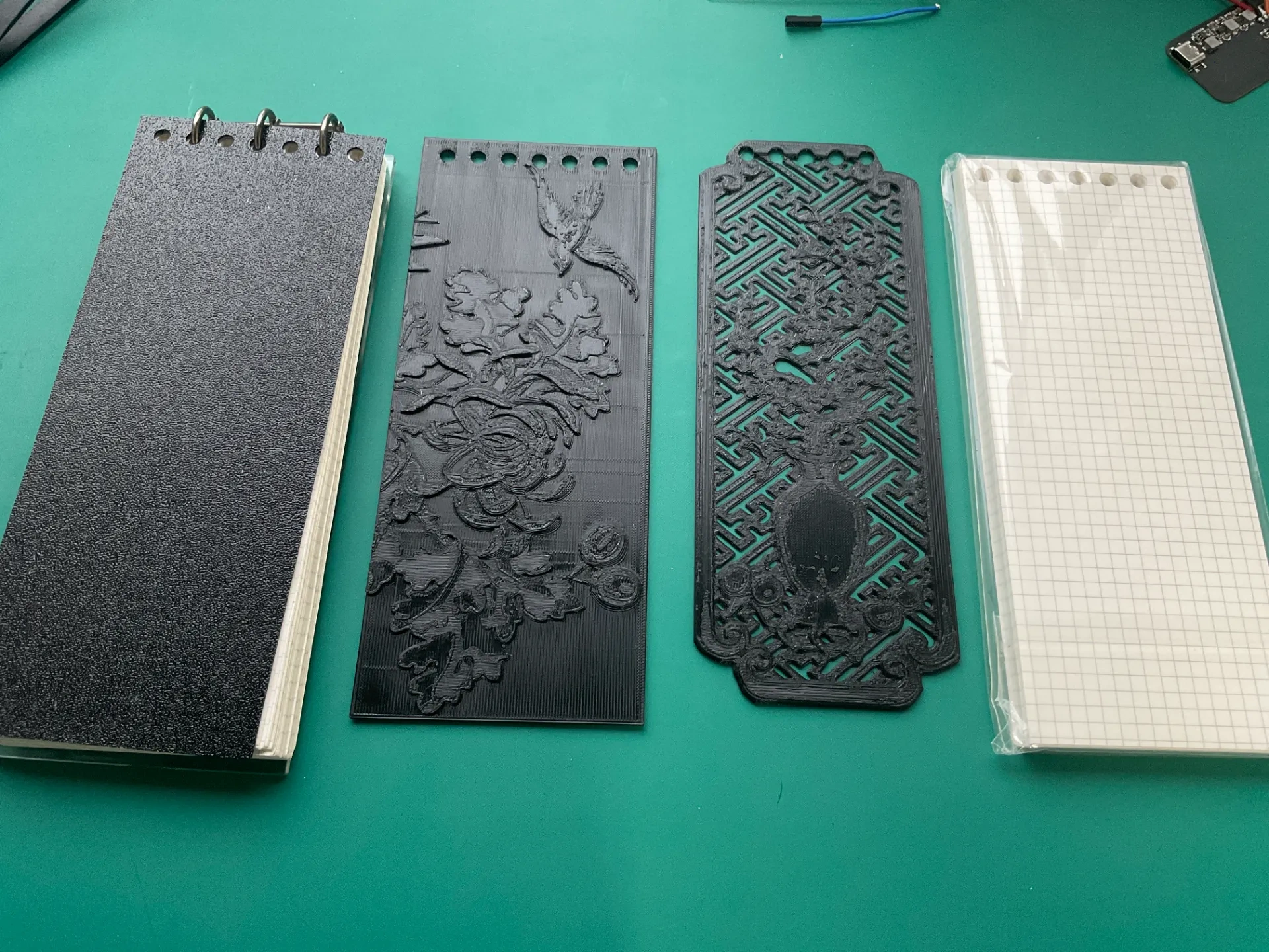 Kültürel ve yaratıcı ev yapımı gevşek yaprak kağıtlarının 3D baskısı-Çince tarzı rahatlama