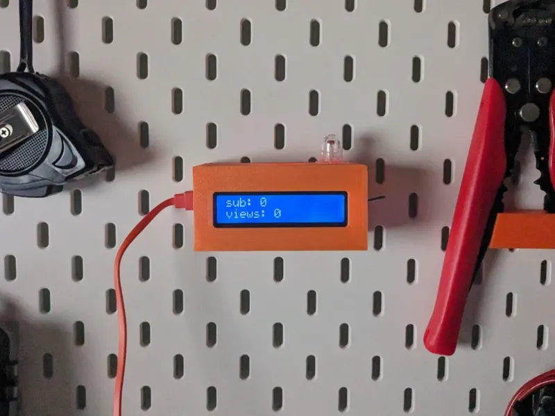 subscriber counter display