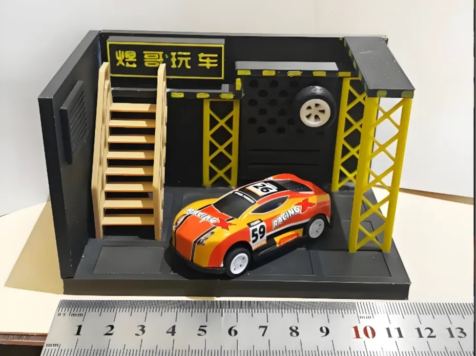 Garage Scene Model, Repair Shop Model, Car Parking Space Model by user