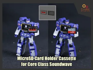 MicroSD Card Holder for Transformers Soundwave