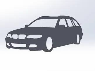 porte-clés e46 touring m