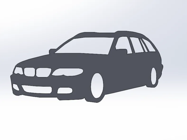 porte-clés e46 touring m