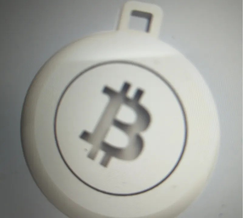 llavero bitcoin