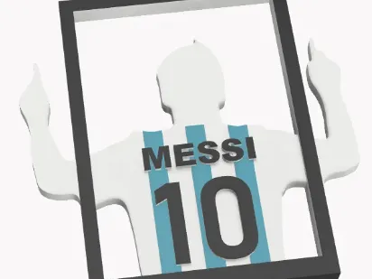 messi keychain